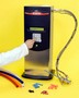 Meter, Mix, and Dispense System changes ratio via keypad.