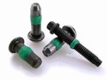 Fasteners have temporary locating patch.