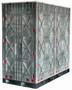 Container securely transports and stores large quantities.