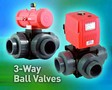Three-Way Ball Valves offer chemical resistance.