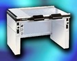 Vibration Isolation Workstation offers variable heights.