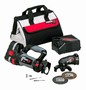 Cordless Spiral Saw operates at 30,000 rpm.