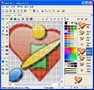 Software finds, edits, and manages icons.