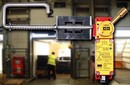 Automatic Door Lock increases truck loading safety.