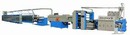 Extruding Machine can form PP, HDPE, and LLDPE flat yarn.