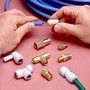 Push-To-Connect Fittings come in plastic or brass.