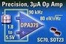 Op Amps suit battery-powered applications.