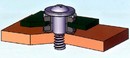 Grommet controls noise and vibration.