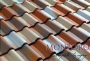 Clay Roof Tiles feature interlocking design.