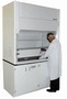 Fume Hood provides minimum turbulence.