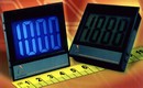 Panel Meters feature 24 mm high digits for readability.