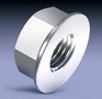 Flange Locknuts maintain clamp load under heavy vibration.
