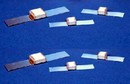 Capacitors suit RF and microwave applications.