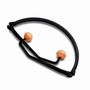 Earplugs feature folding banded design.