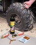Tire Repair Kit helps permanently fix small tires.