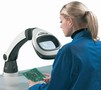 Bench Magnifier offers accurate view across surface area.