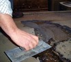 Polyurethane Polymer repairs concrete in 10 minutes.