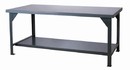 Workbenches offer top surface weight capacity of 10,000 lb.