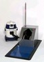 Shoe Cleaning System uses adhesive sheets to remove dirt.