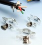 Strain Relief Clamp protects cords in critical applications.