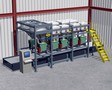Batching System tracks and weighs ingredients.