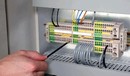 Push-In Terminal Blocks utilize spring pressure.