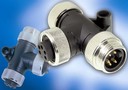Threaded T-Connector is suited for Fieldbus applications.