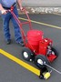 Paint Striper can pump paint directly from 5 gal pail.