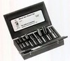 Keyway Broach Set cuts 36 keyway combinations.
