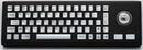 All-Metal, Fully Sealed Keyboard has integrated trackball.