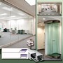 Partition System features stackable design.
