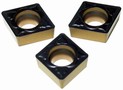 Carbide Insert extends tool life in rough boring operations.
