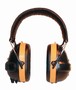 Earmuffs provide passive hearing protection.