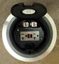 Recessed Floor Box Covers hide plugs and receptacles.