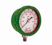 Pressure Gauges are color coded for safety identification.