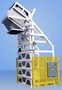 Drum Dumper incorporates lifting and sealing system.