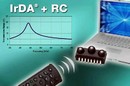 Infrared Transceiver offers 18 m remote control distance.
