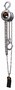 Mini Hand Chain Hoist provides 1/4 ton capacity.