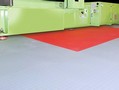 Industrial Flooring uses hidden interlock system.
