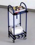 Utility Cart keeps packing tools and supplies at hand.