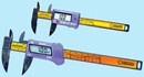 NIST Traceable Digital Calipers make ID and OD measurements.