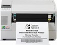Printer produces up to 8.5 in. wide labels at 300 dpi.
