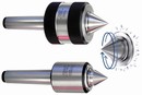 Live Centers have coolant-deflecting design.