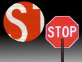 Paddle Signs feature retroreflective design.