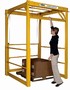 Safety Gate provides forklift access to mezzanines.