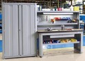 Lean Storage Solution maximizes workspace organization.