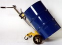 Hand Truck accommodates all rimmed drums.