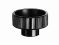 Knurled Nuts and Knobs come in inch and metric sizes.