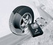 Chipset enables tire pressure monitoring.