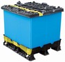 Self-Contained Sleeve Pack features foot-activated lock.